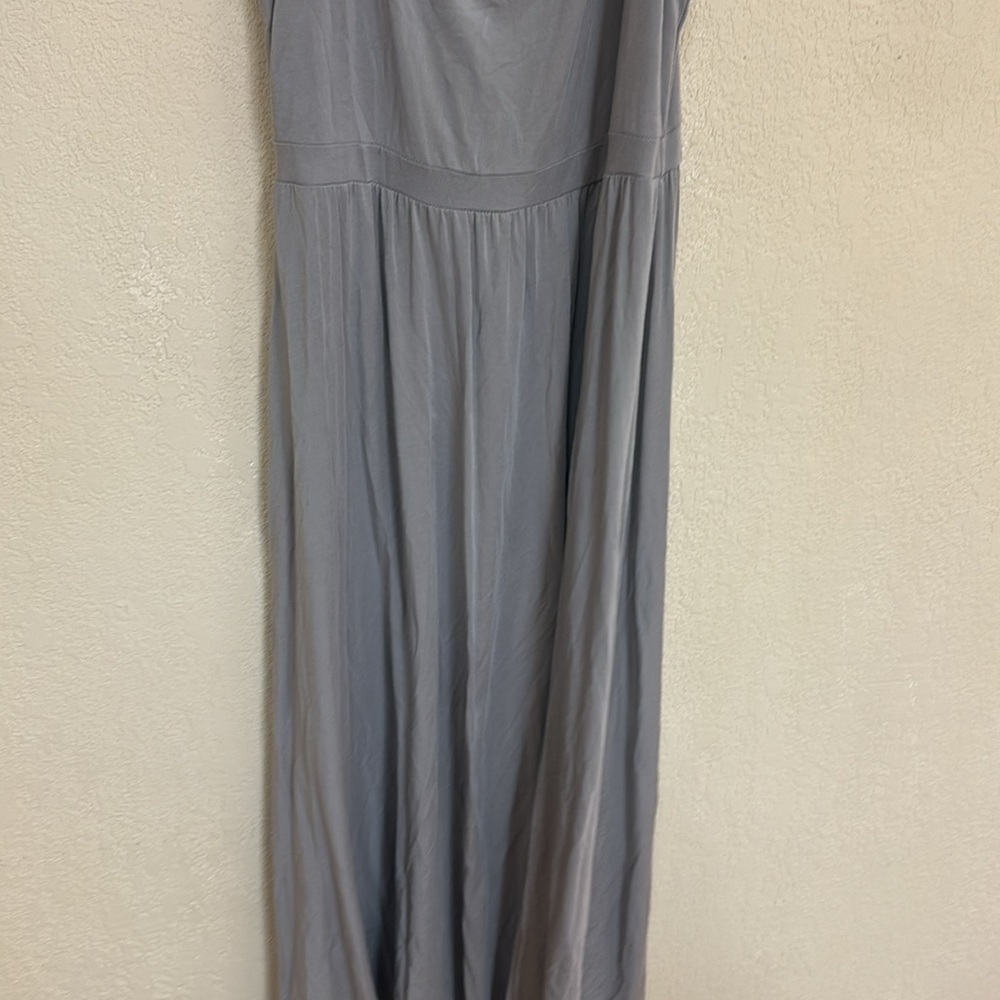 Aritzia Wilfred wosn gray Market Midi Dress size XL - Picture 4 of 4